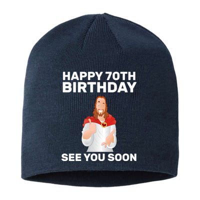 Happy 70th Birthday See You Soon Sustainable Beanie