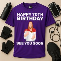 Happy 70th Birthday See You Soon Cooling Performance Crew T-Shirt