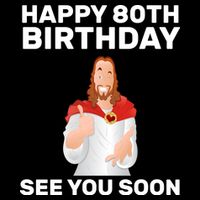 Happy 80th Birthday See You Soon Cooling Performance Crew T-Shirt