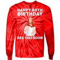 Happy 80th Birthday See You Soon Tie-Dye Long Sleeve Shirt