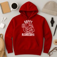 Happy Alcoholidays Christmas Santa Hoodie