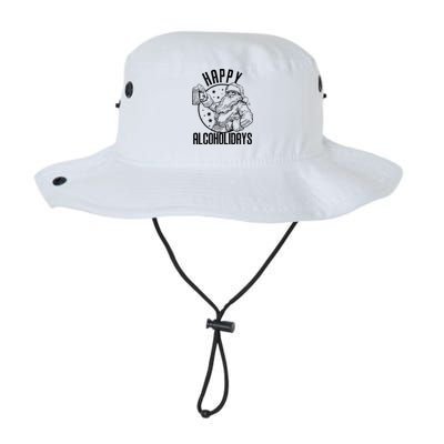 Happy Alcoholidays Christmas Santa Legacy Cool Fit Booney Bucket Hat