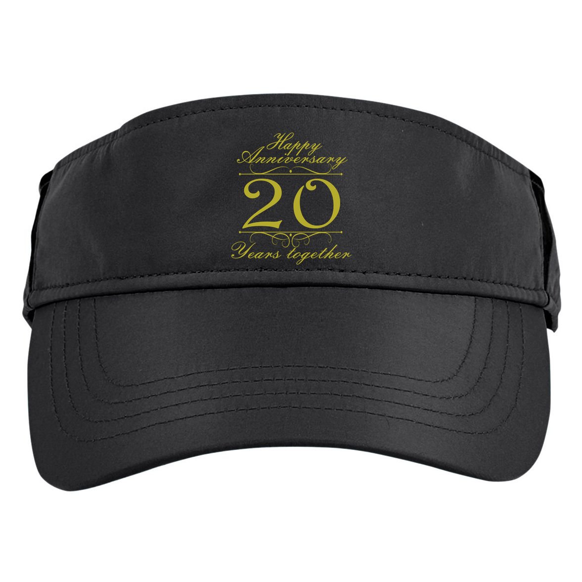 Happy Anniversary 20 Years Together Adult Drive Performance Visor