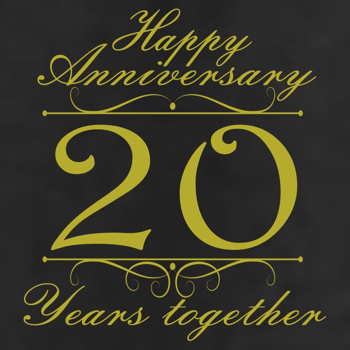 Happy Anniversary 20 Years Together Adult Drive Performance Visor