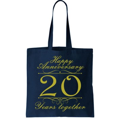 Happy Anniversary 20 Years Together Bag