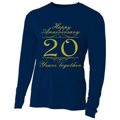 Happy Anniversary 20 Years Together Cooling Performance Long Sleeve Crew
