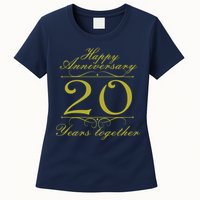 Happy Anniversary 20 Years Together Womens T-Shirt