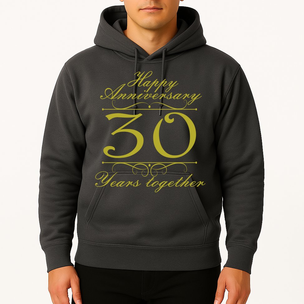 Happy Anniversary 30 Years Together Hoodie
