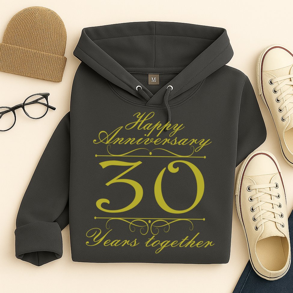 Happy Anniversary 30 Years Together Hoodie