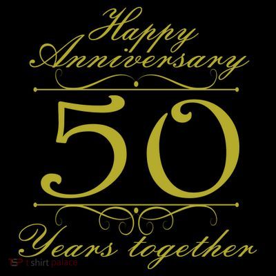 Happy Anniversary 50 Years Together T-Shirt