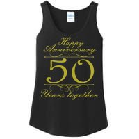 Happy Anniversary 50 Years Together Ladies Essential Tank