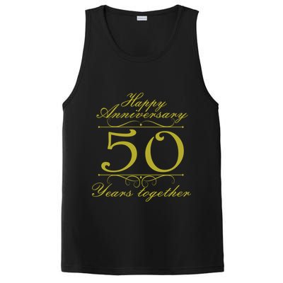Happy Anniversary 50 Years Together PosiCharge Competitor Tank