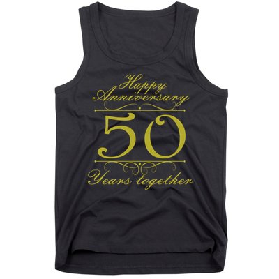 Happy Anniversary 50 Years Together Tank Top