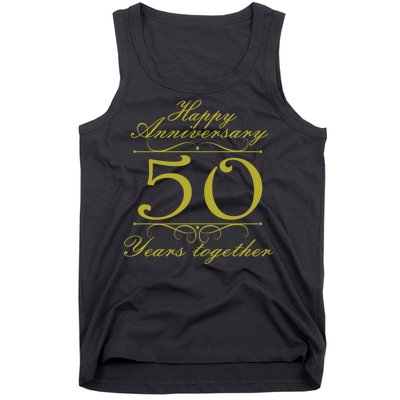 Happy Anniversary 50 Years Together Tank Top