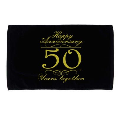 Happy Anniversary 50 Years Together Microfiber Hand Towel