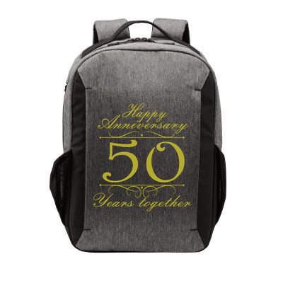 Happy Anniversary 50 Years Together Vector Backpack