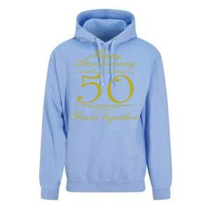 Happy Anniversary 50 Years Together Unisex Surf Hoodie