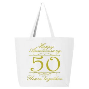 Happy Anniversary 50 Years Together 25L Jumbo Tote