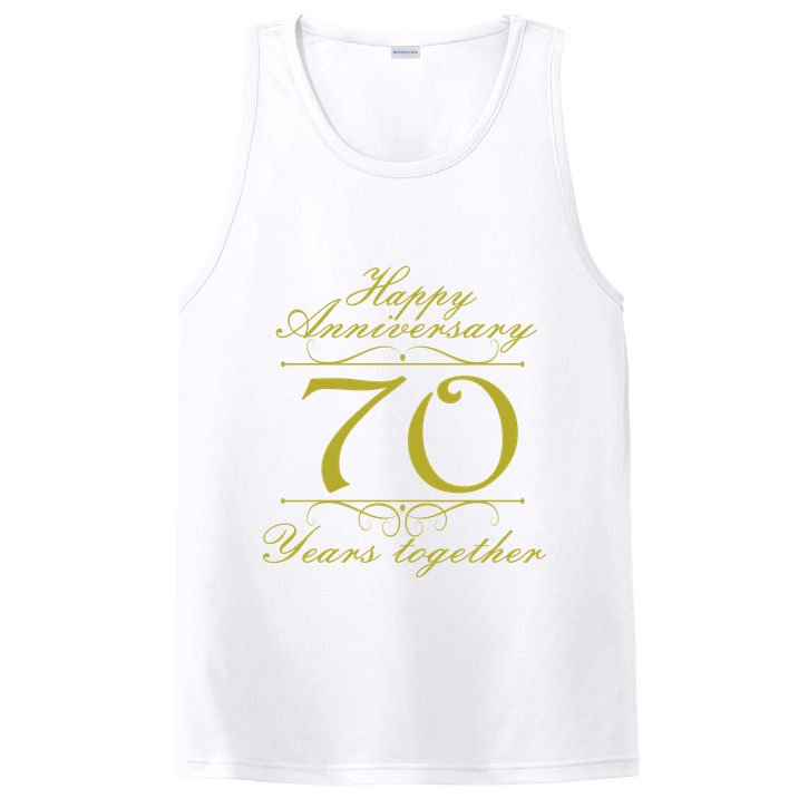 Happy Anniversary 70 Years Together PosiCharge Competitor Tank