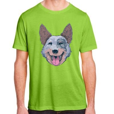 Happy Australian Cattle Dog  Adult ChromaSoft Performance T-Shirt