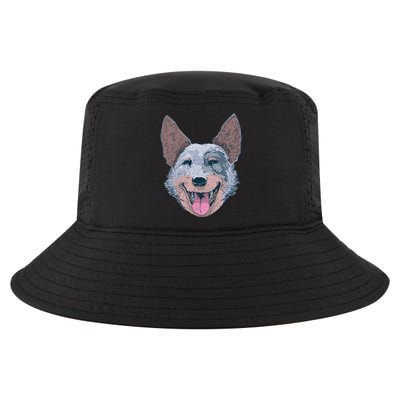 Happy Australian Cattle Dog  Cool Comfort Performance Bucket Hat