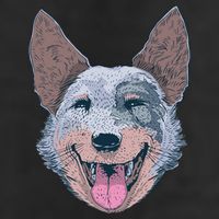 Happy Australian Cattle Dog  Cool Comfort Performance Bucket Hat