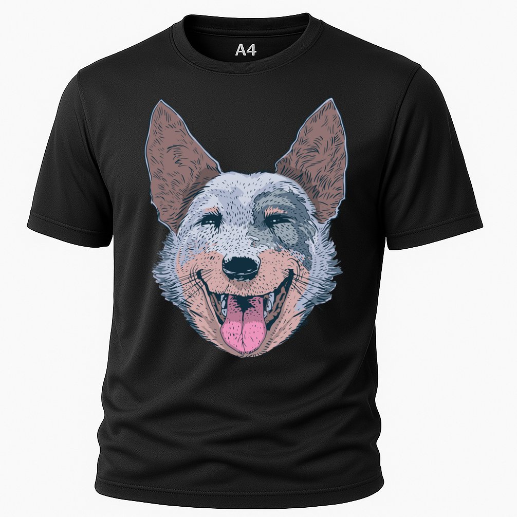 Happy Australian Cattle Dog  Performance Shirt
