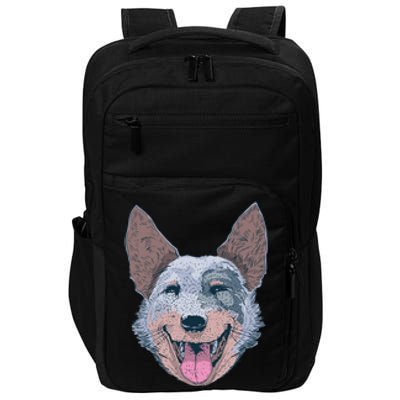 Happy Australian Cattle Dog  Impact Tech Backpack