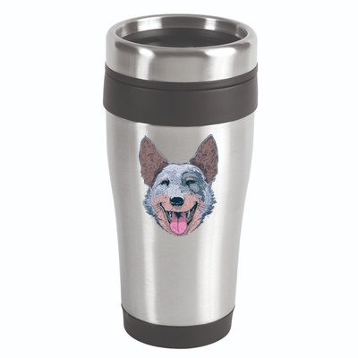 Happy Australian Cattle Dog  16oz Travel Tumbler