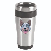 Happy Australian Cattle Dog  16oz Travel Tumbler