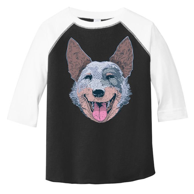 Happy Australian Cattle Dog  Toddler Fine Jersey T-Shirt