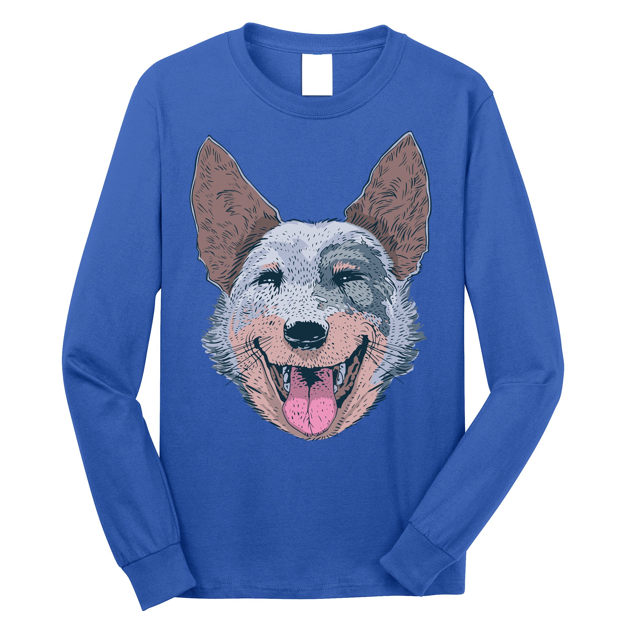 Happy Australian Cattle Dog  Long Sleeve Shirt