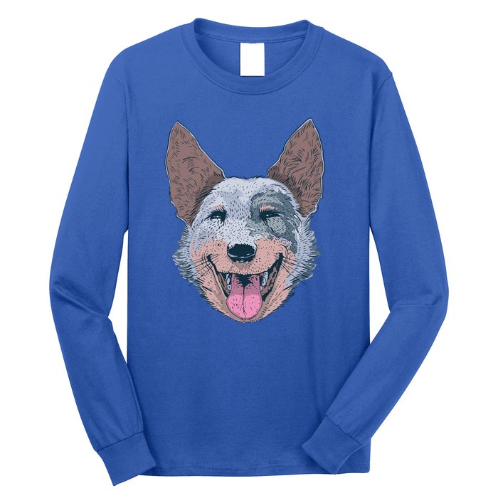 Happy Australian Cattle Dog  Long Sleeve Shirt