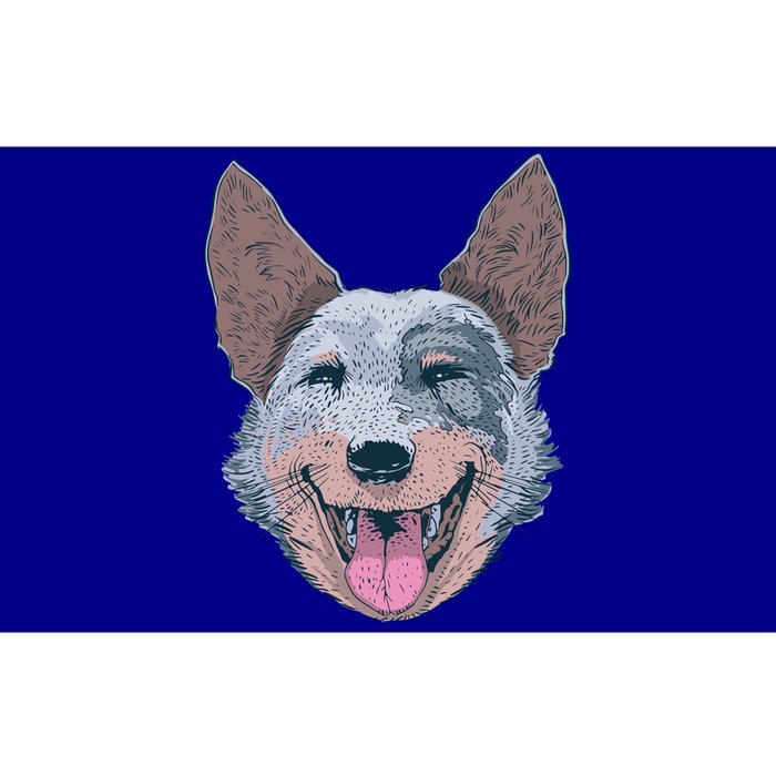 Happy Australian Cattle Dog  Bumper Sticker