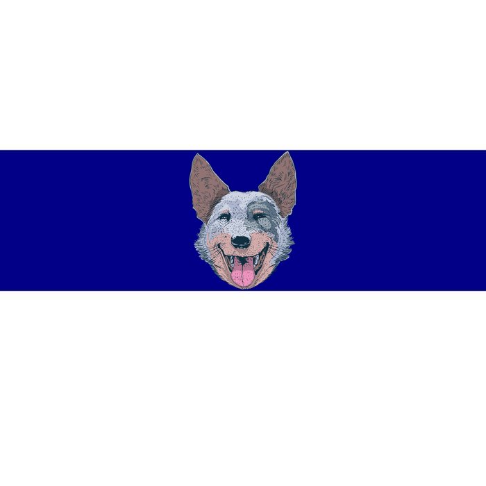 Happy Australian Cattle Dog  Bumper Sticker