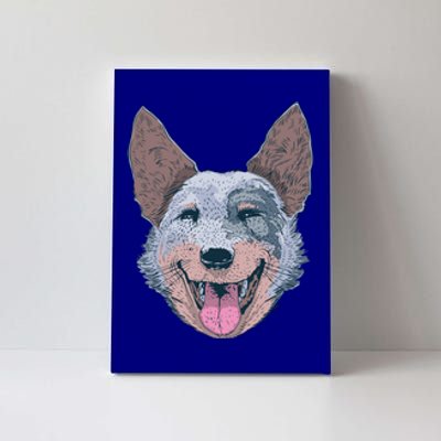 Happy Australian Cattle Dog  Canvas