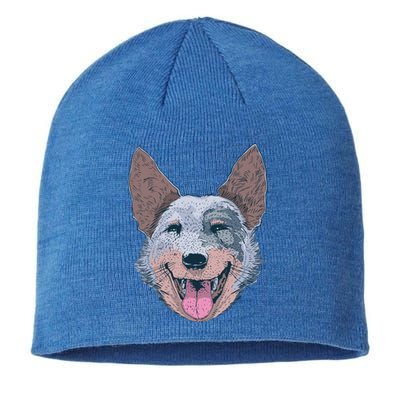 Happy Australian Cattle Dog  Sustainable Beanie