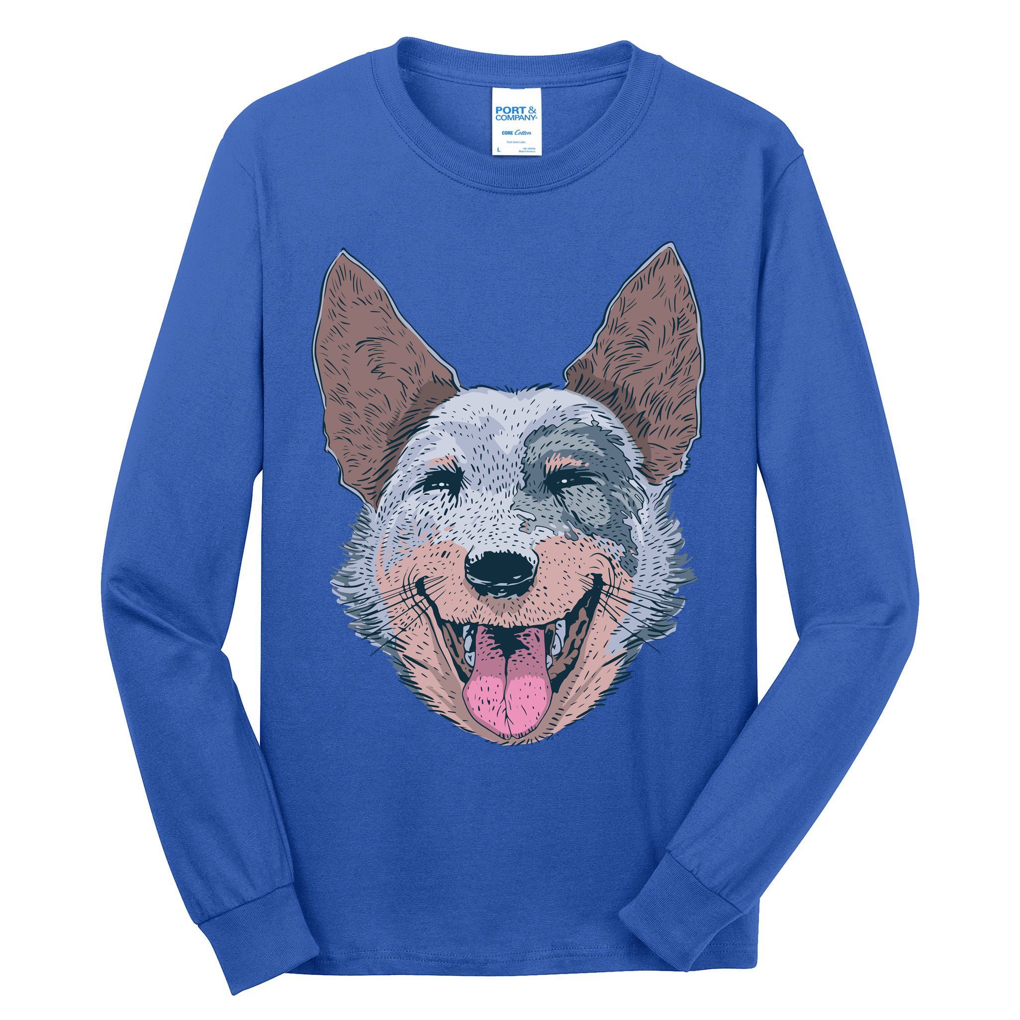 Happy Australian Cattle Dog  Tall Long Sleeve T-Shirt
