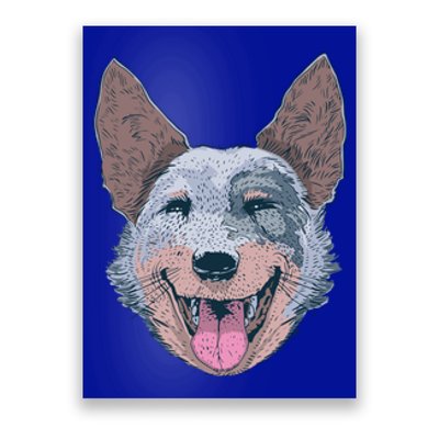 Happy Australian Cattle Dog  Poster