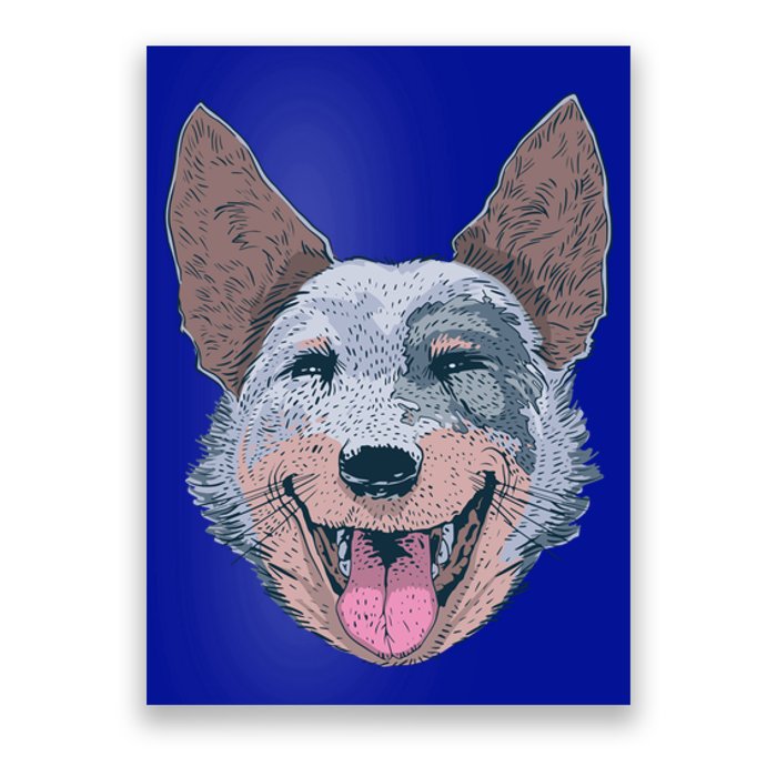 Happy Australian Cattle Dog  Poster