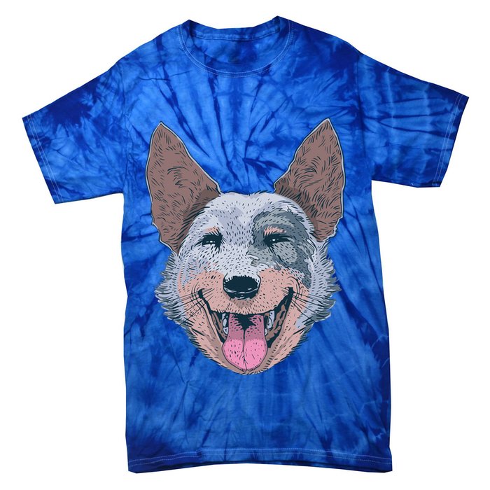 Happy Australian Cattle Dog  Tie-Dye T-Shirt