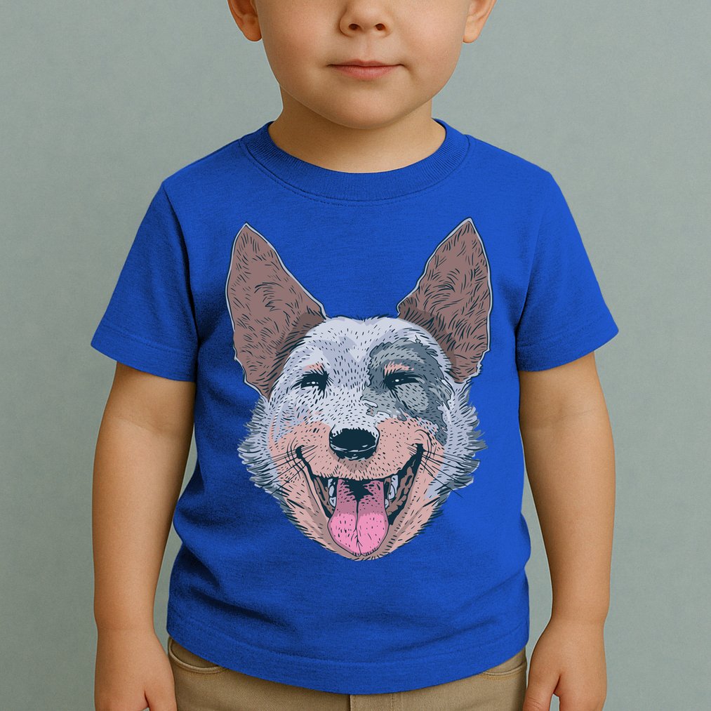 Happy Australian Cattle Dog  Toddler T-Shirt