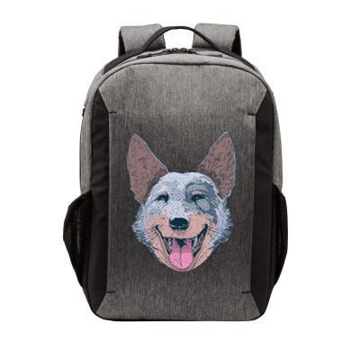 Happy Australian Cattle Dog  Vector Backpack