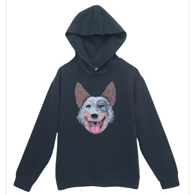 Happy Australian Cattle Dog  Urban Pullover Hoodie