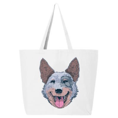 Happy Australian Cattle Dog  25L Jumbo Tote