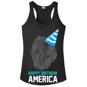 Happy Birthday America Ladies PosiCharge Competitor Racerback Tank