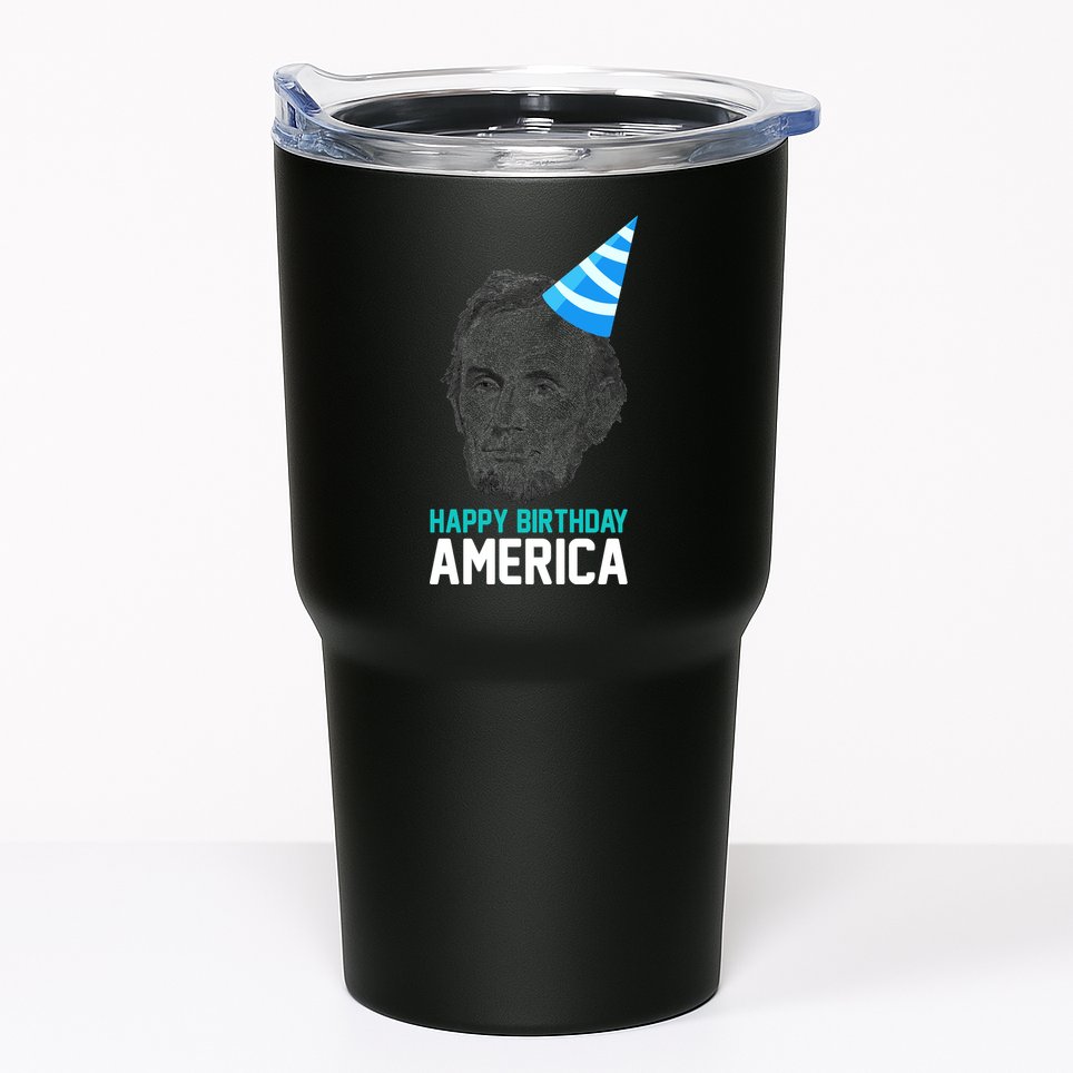 Happy Birthday America Tumbler
