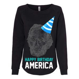 Happy Birthday America Womens California Wash Sweatshirt