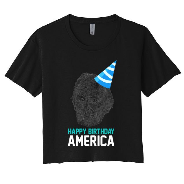 Happy Birthday America Crop Top