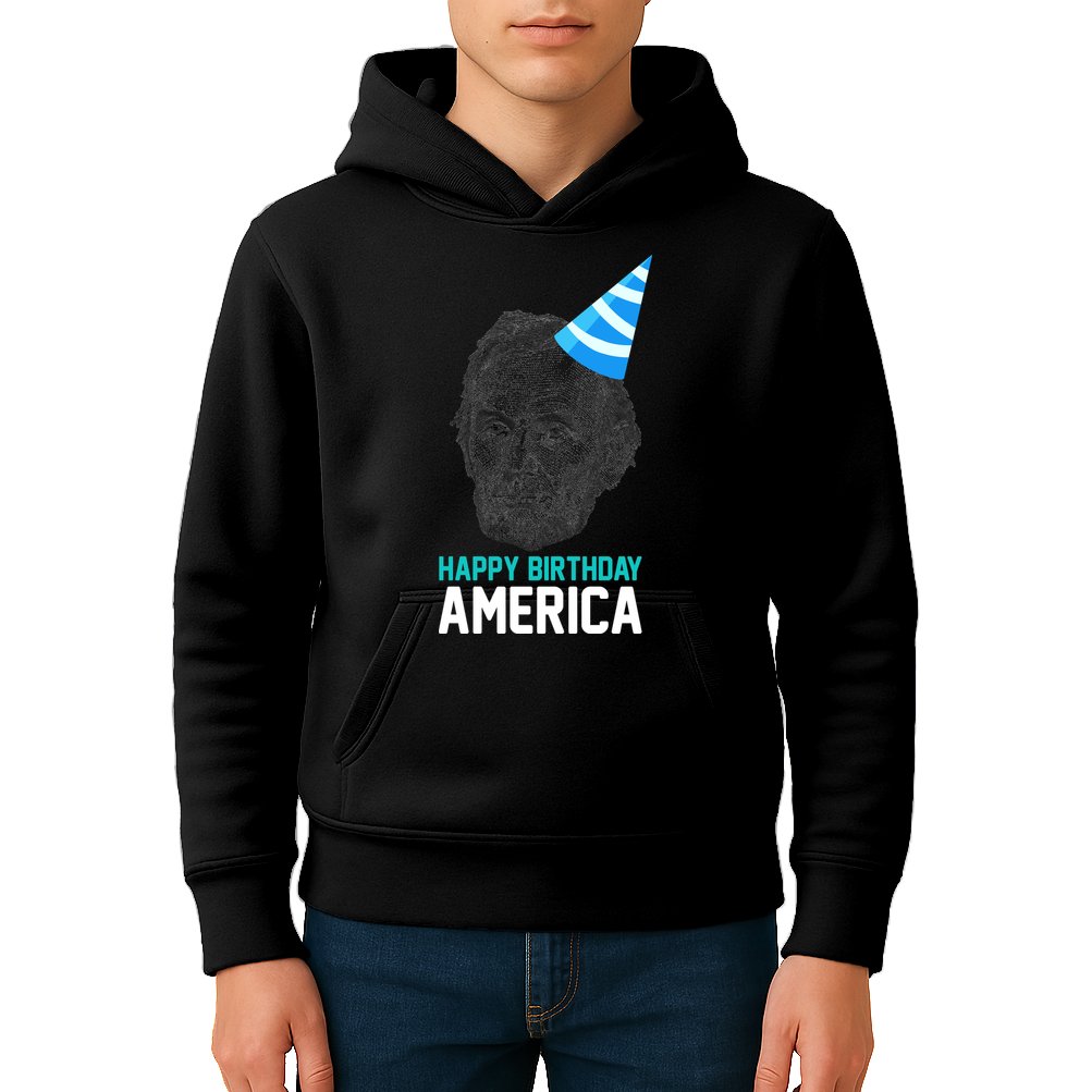 Happy Birthday America Kids Hoodie